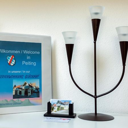 Ferienwohnung Glueckauf Peiting Kültér fotó